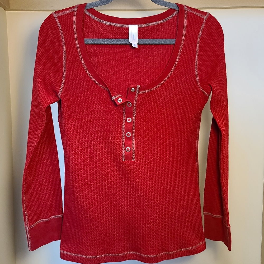 Gap Body Quarter Button Shirt